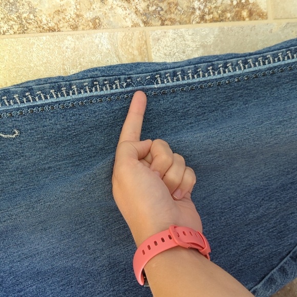 20 Beaded Embellished Bermuda Shorts Denim Jean Jorts Cosmopolitan - Picture 2 of 12